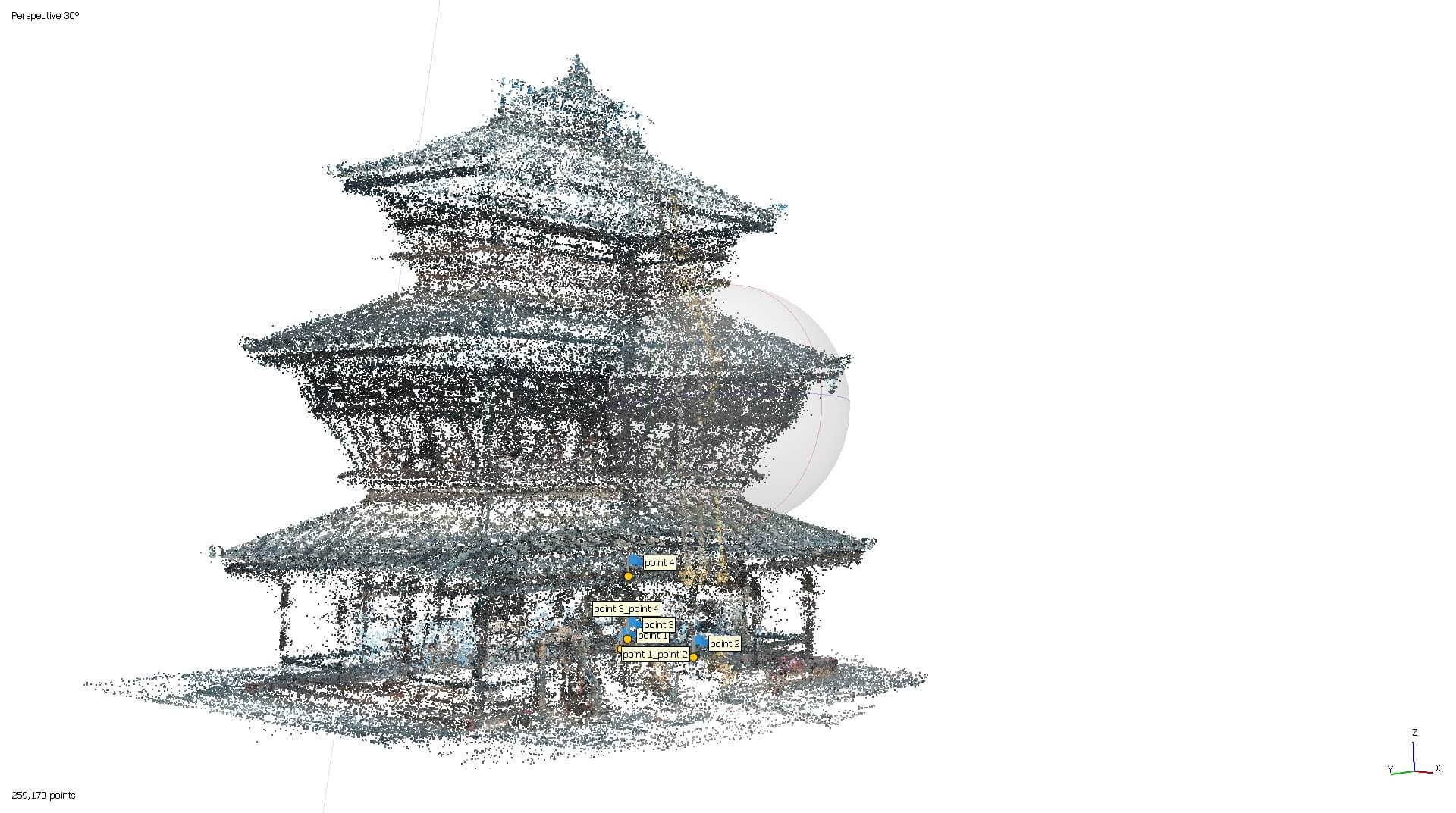 BaghBhairab Temple 3D Model View 1