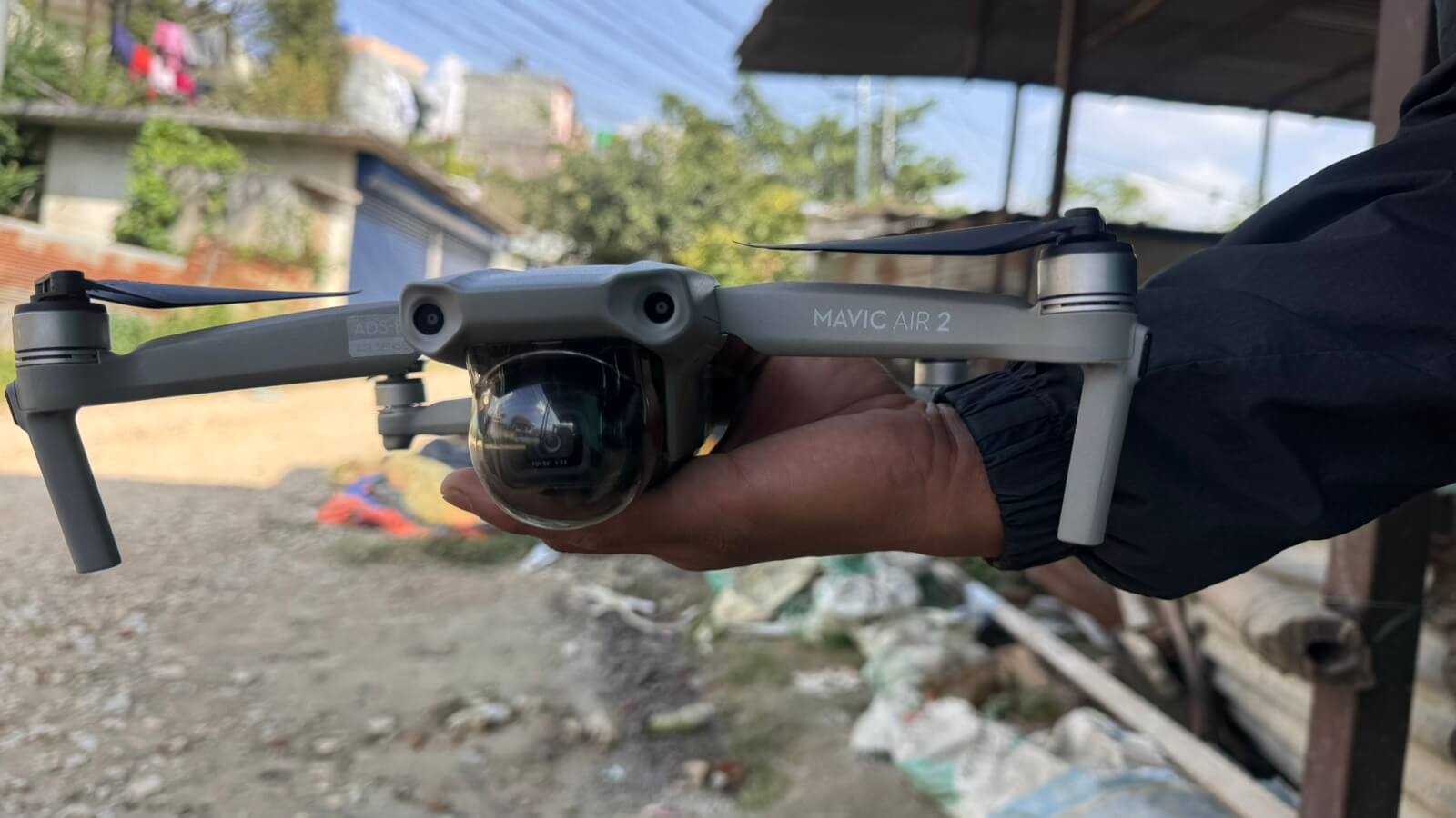 Drone and Equipment setup at BaghBhairab Temple
